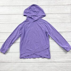 Jumping Beans Kids Active Hoodie Purple Spandex Blend Lightweight 6X